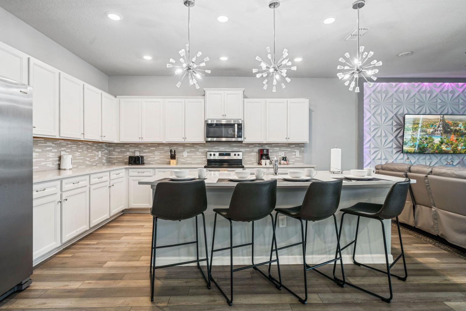 Fully equipped kitchen