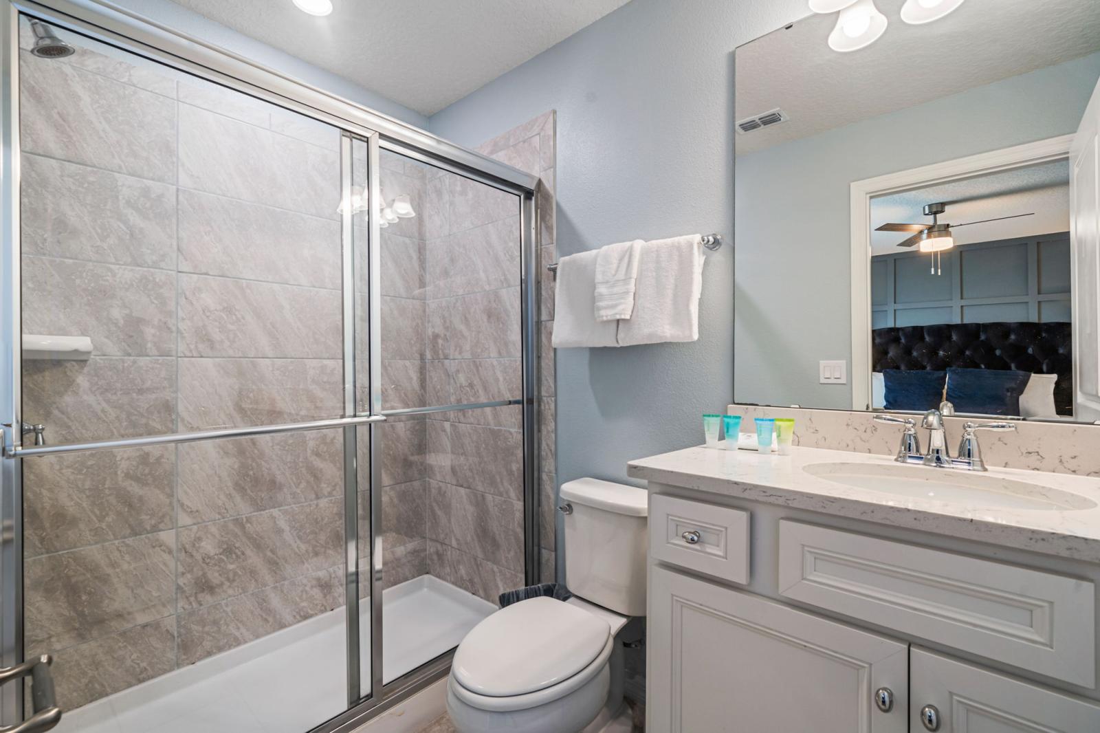 Bathroom 5 with a walk in shower