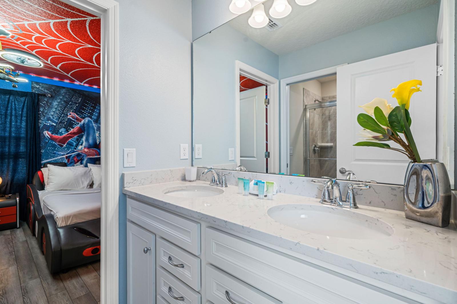 Bathroom 8 with a walk in shower