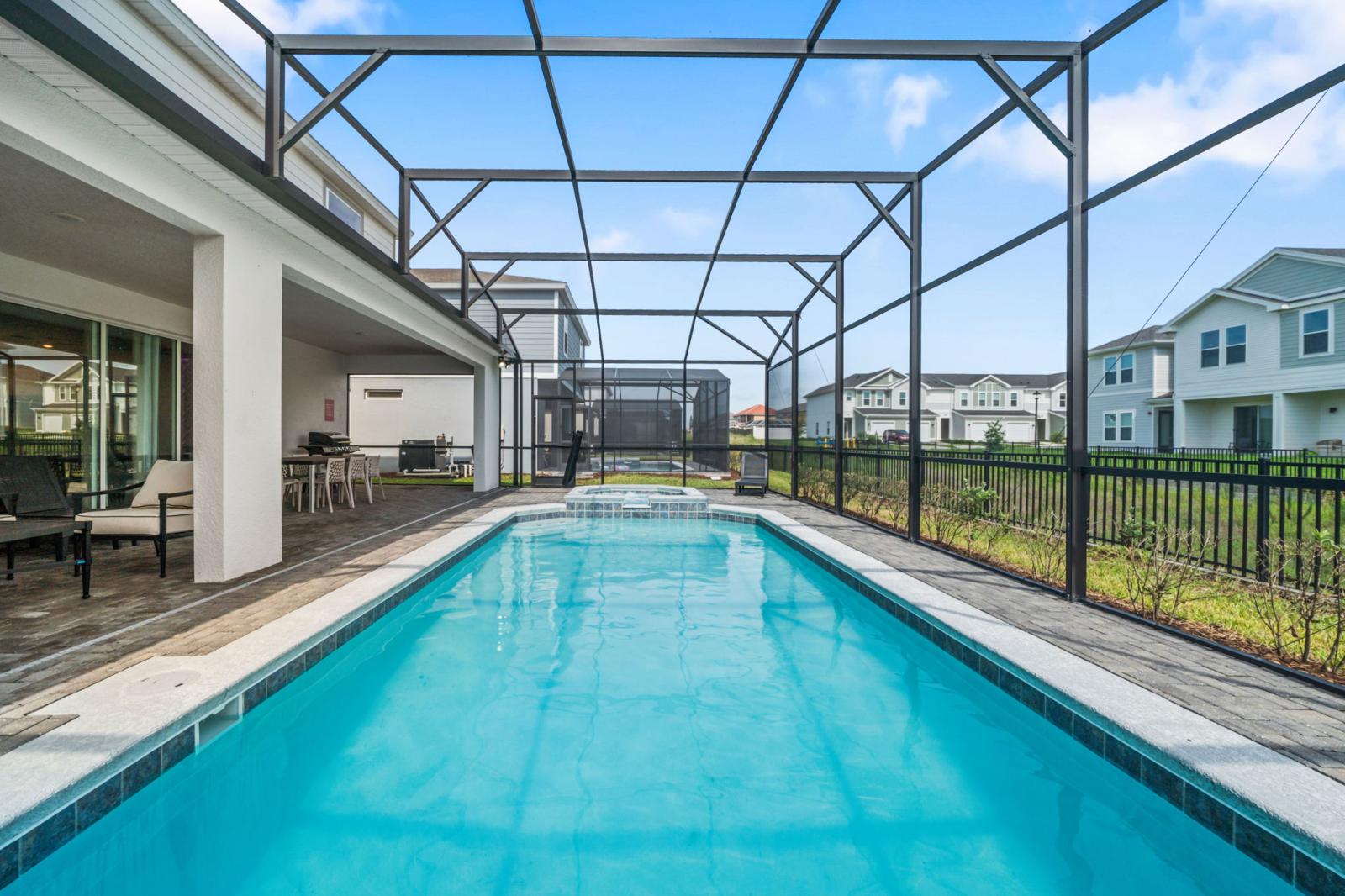 Private pool and spa