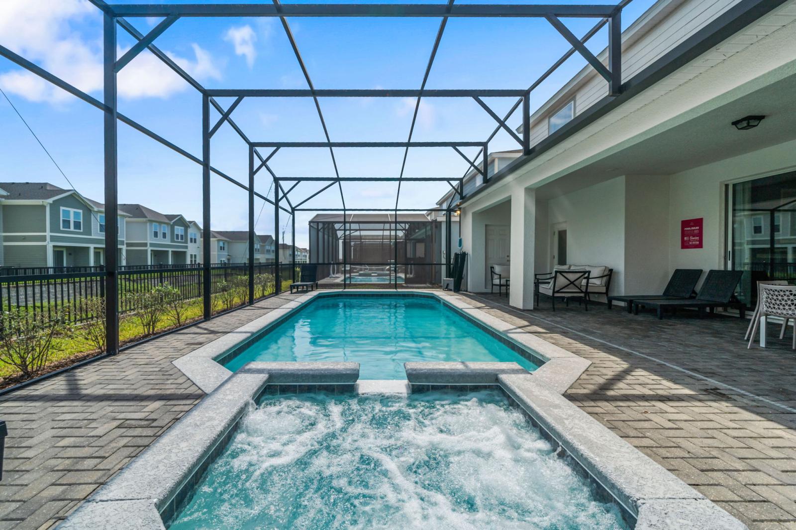 Private pool and spa