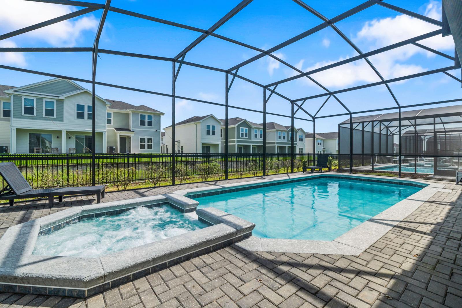 Private pool and spa