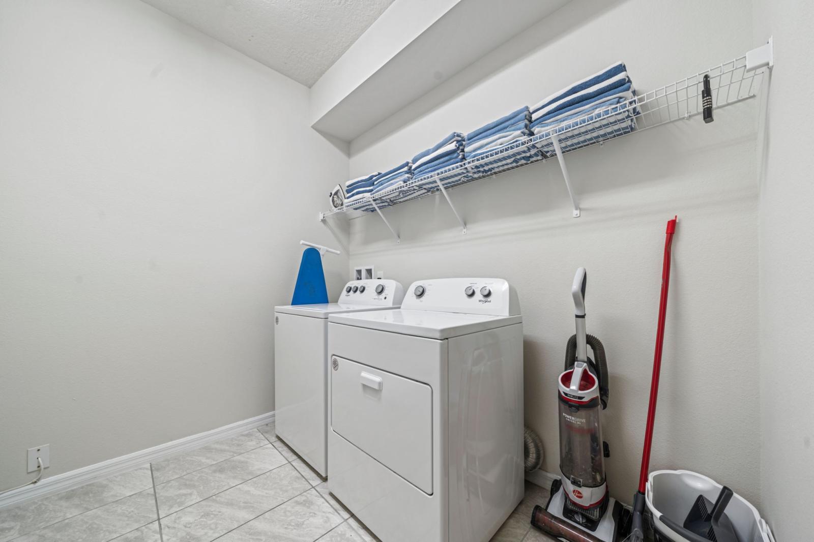 Free washer and dryer