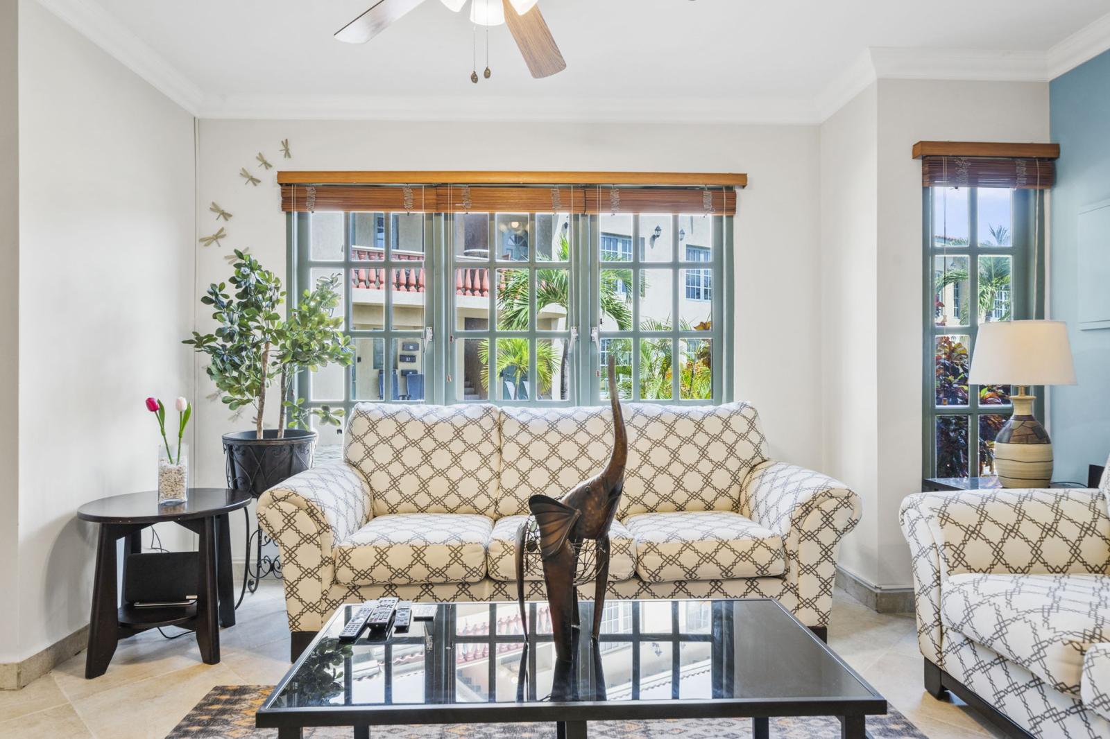 Lots of windows for natural light throughout the home