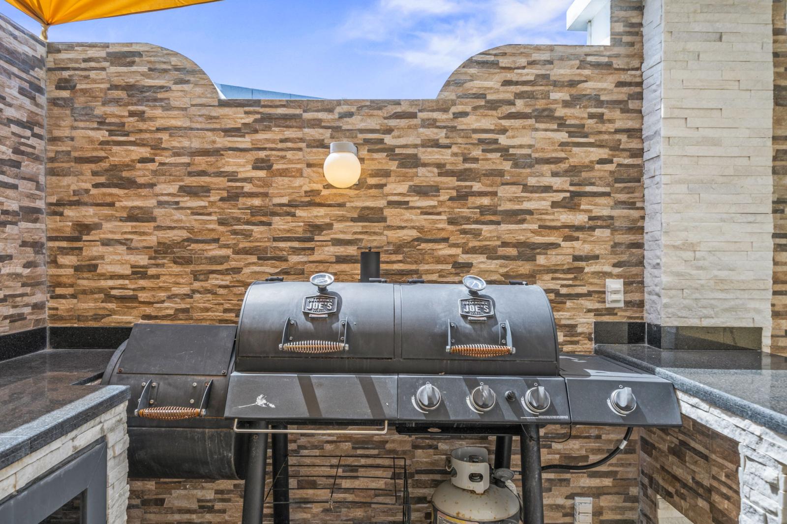 BBQ Grill Outside