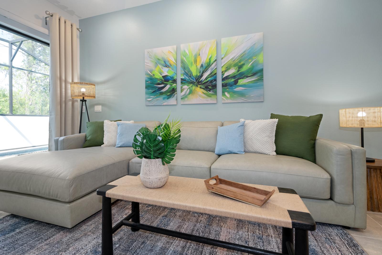 Open living area