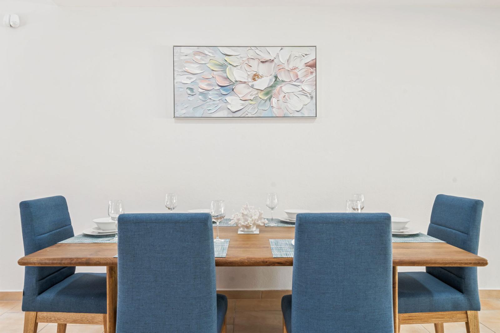 Stylish dining table