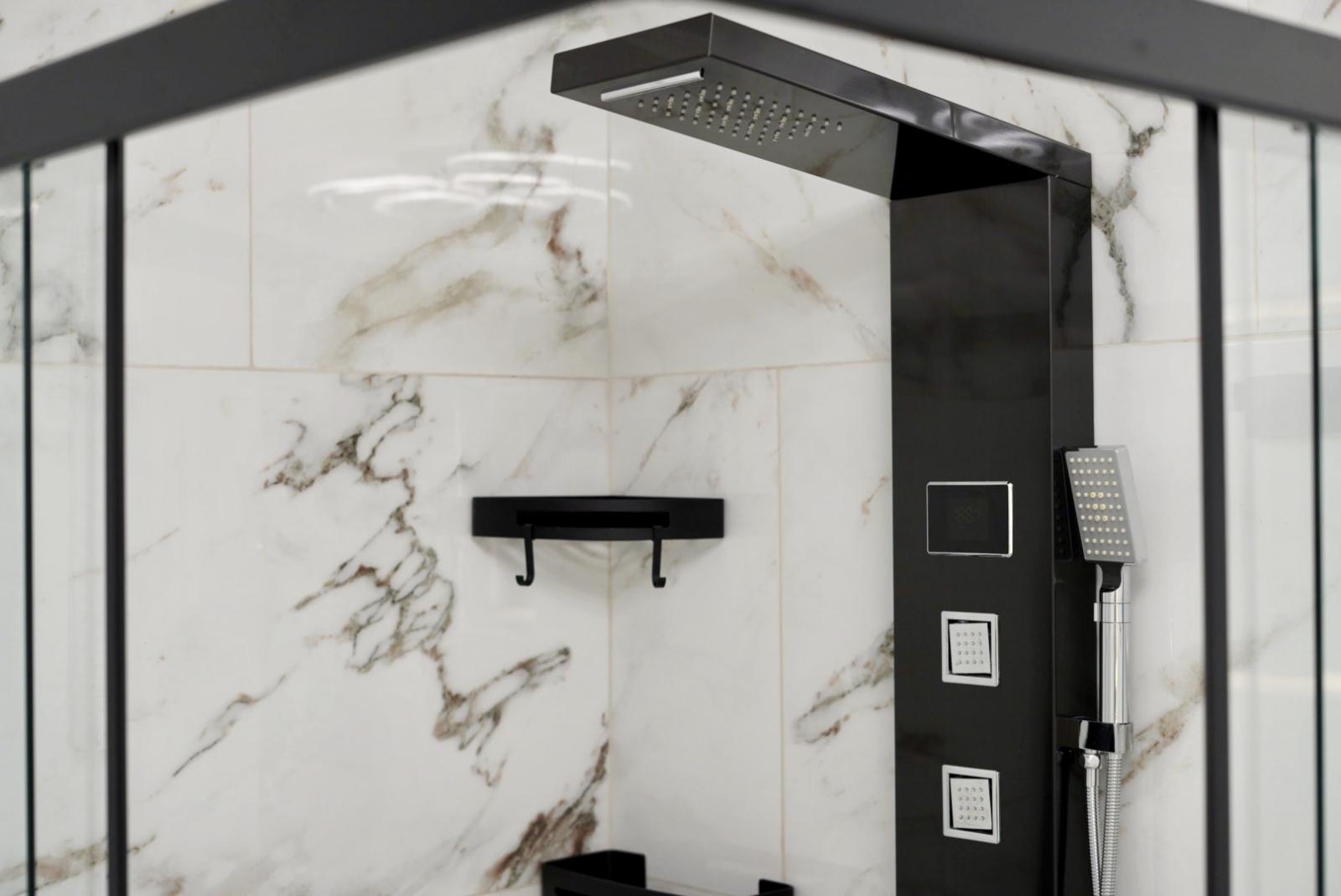 bathroom 4 features a walk in shower