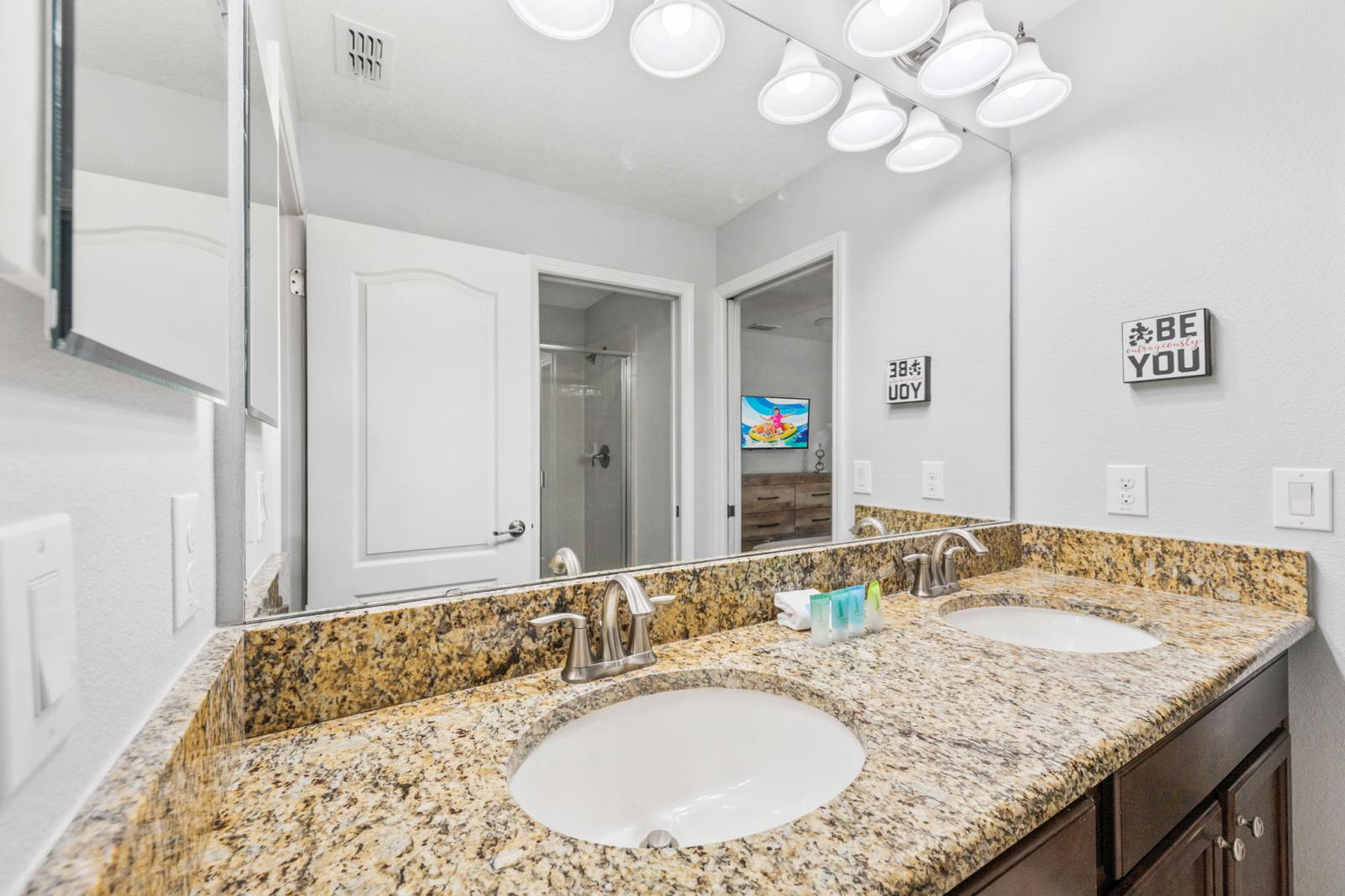 Bathroom 5 with a walk in shower