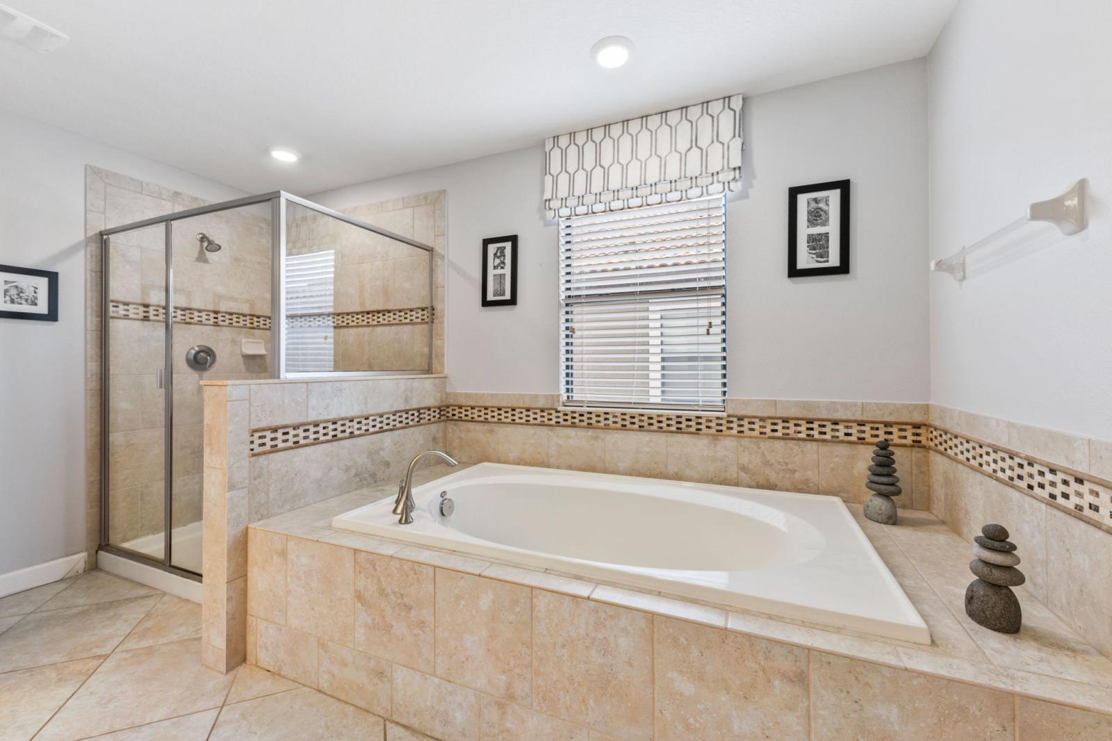 Bathroom 6 with a bathtub