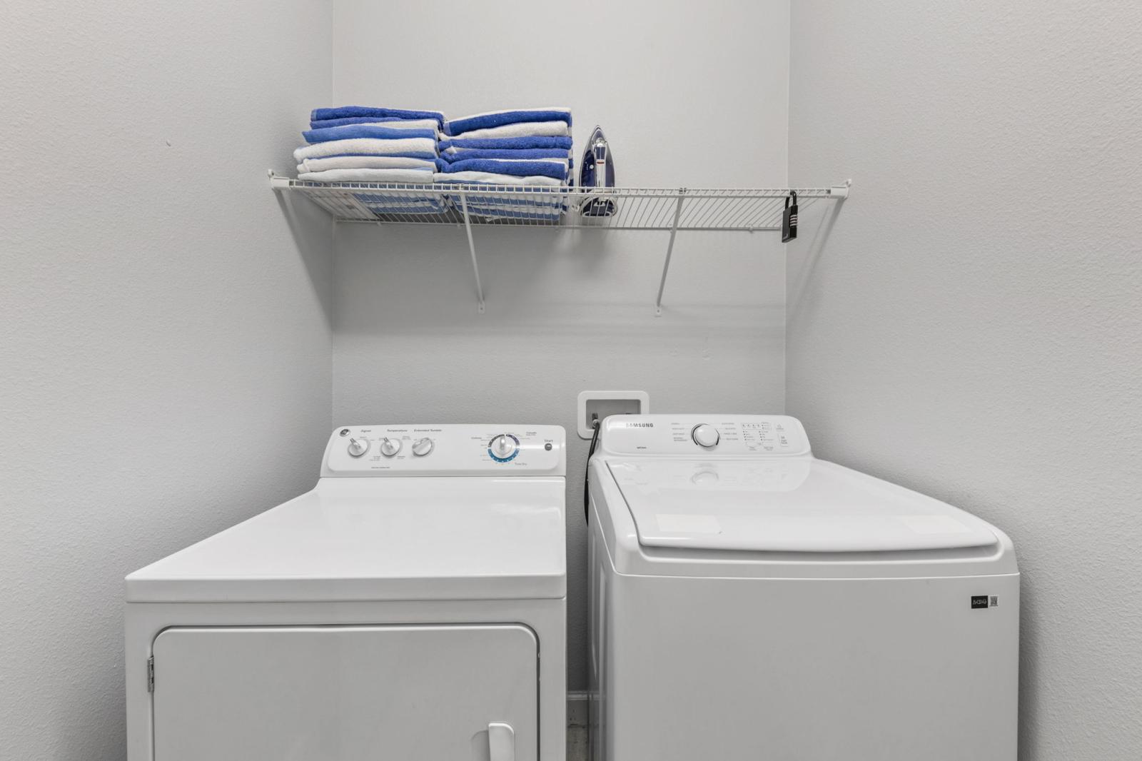 Free washer and dryer
