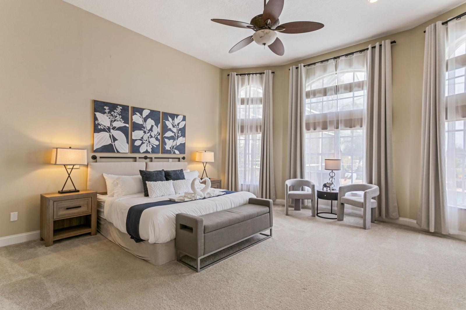 Spacious Primary Bedroom