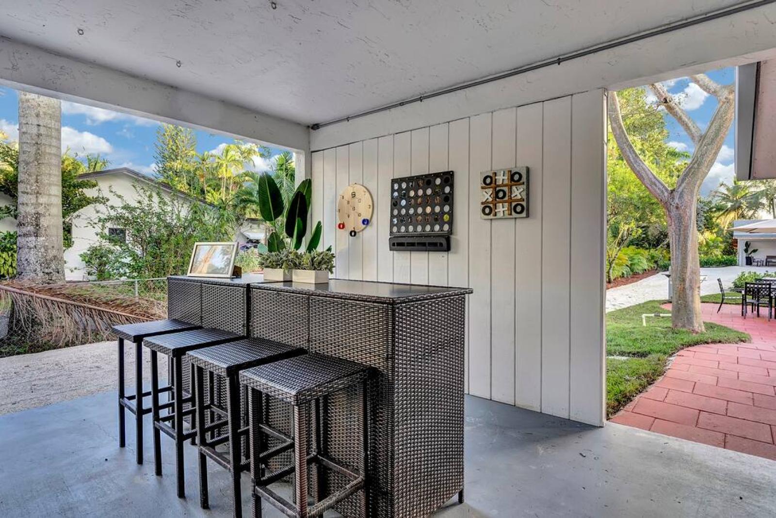 Outdoor Bar/Game Area