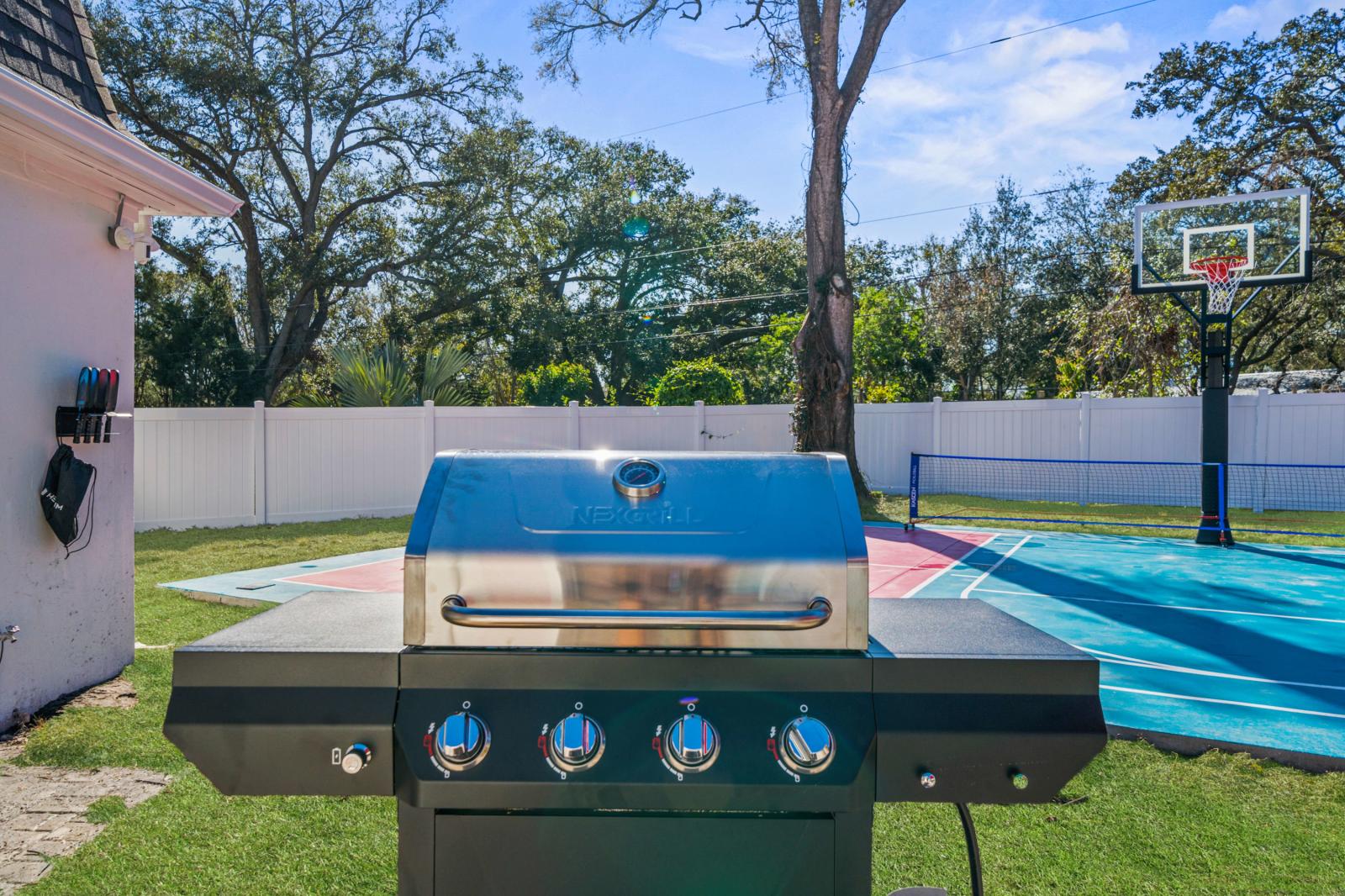 FREE BBQ grill.