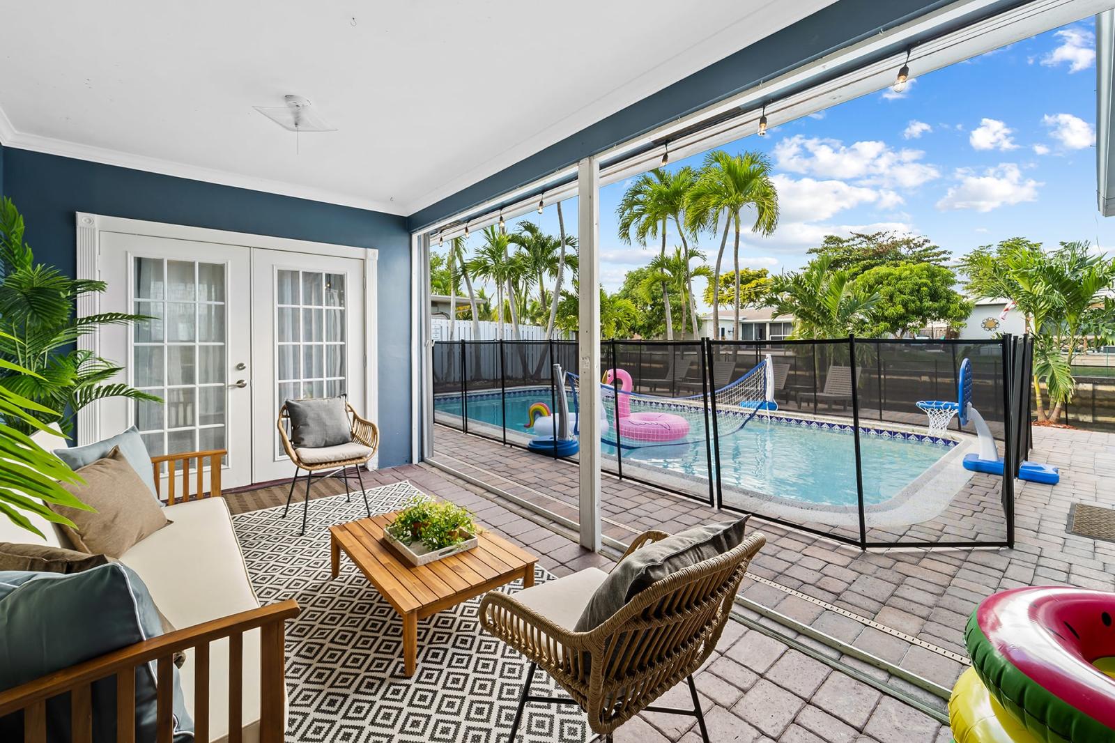 Outdoor space to enjoy.