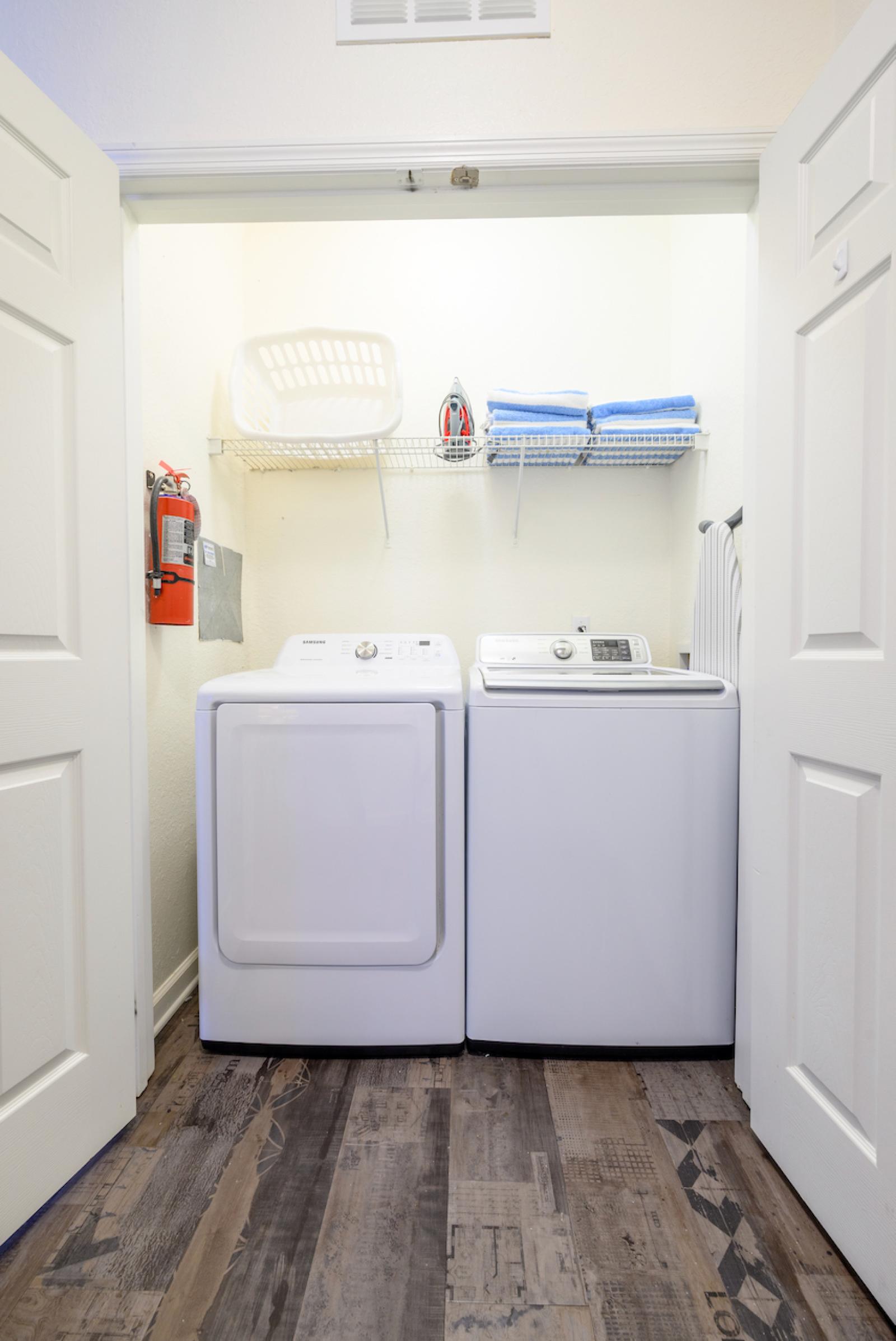 Full size Laundry machines 