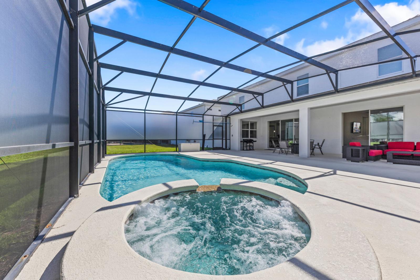 Private pool and spa