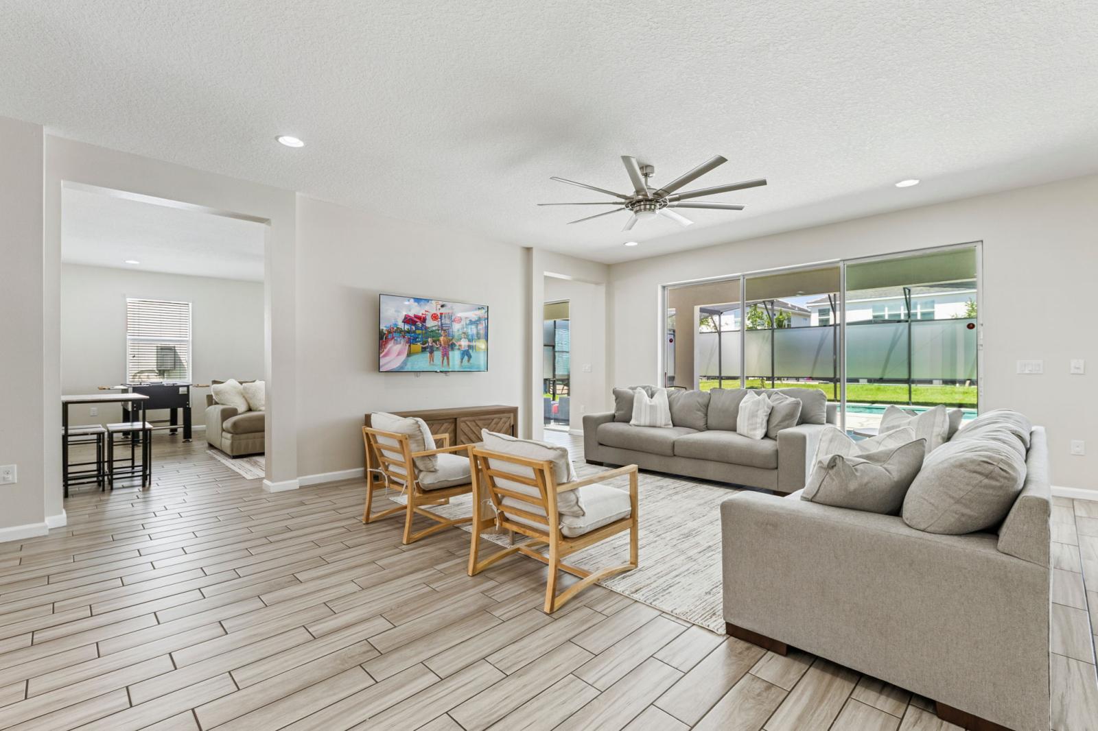 Open living area