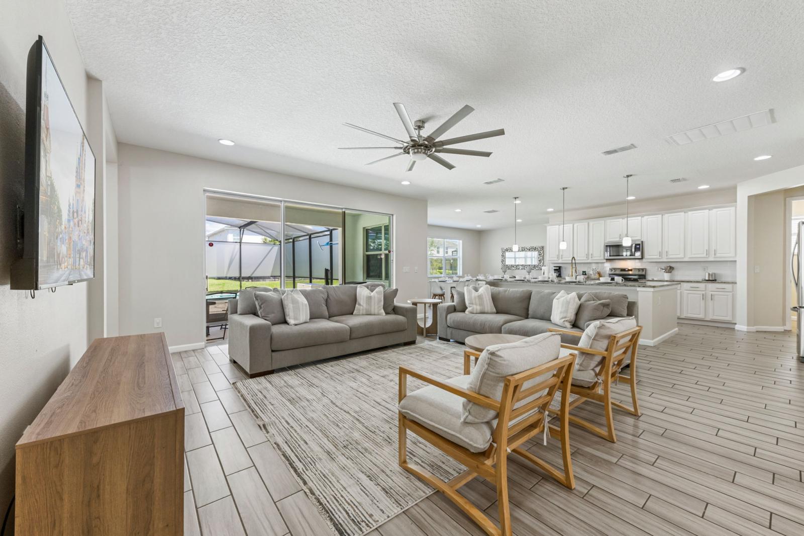Open living area