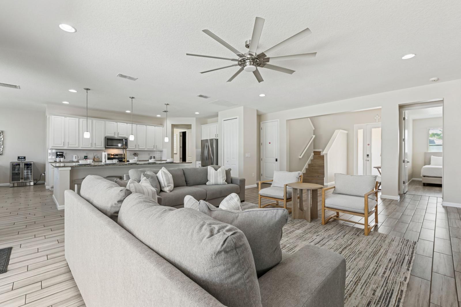Open living area