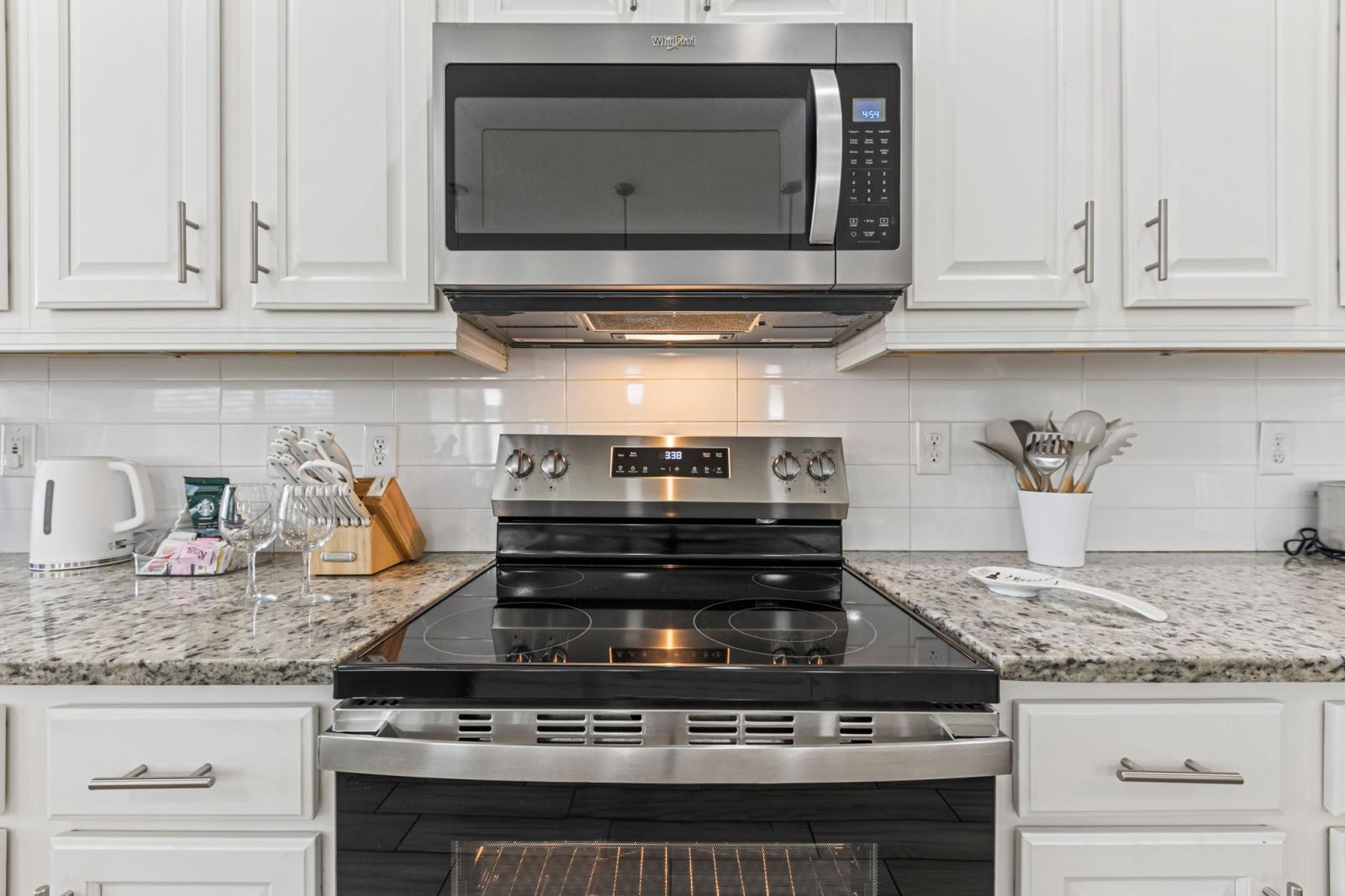 Fully equipped kitchen