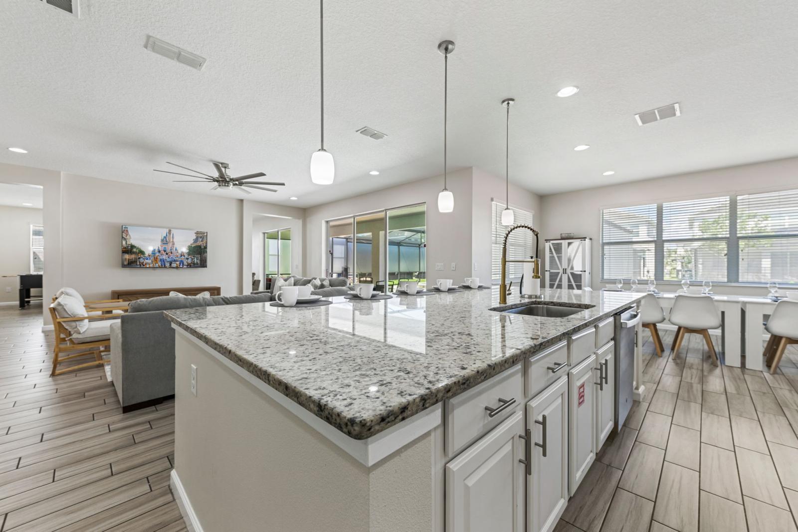 Fully equipped kitchen