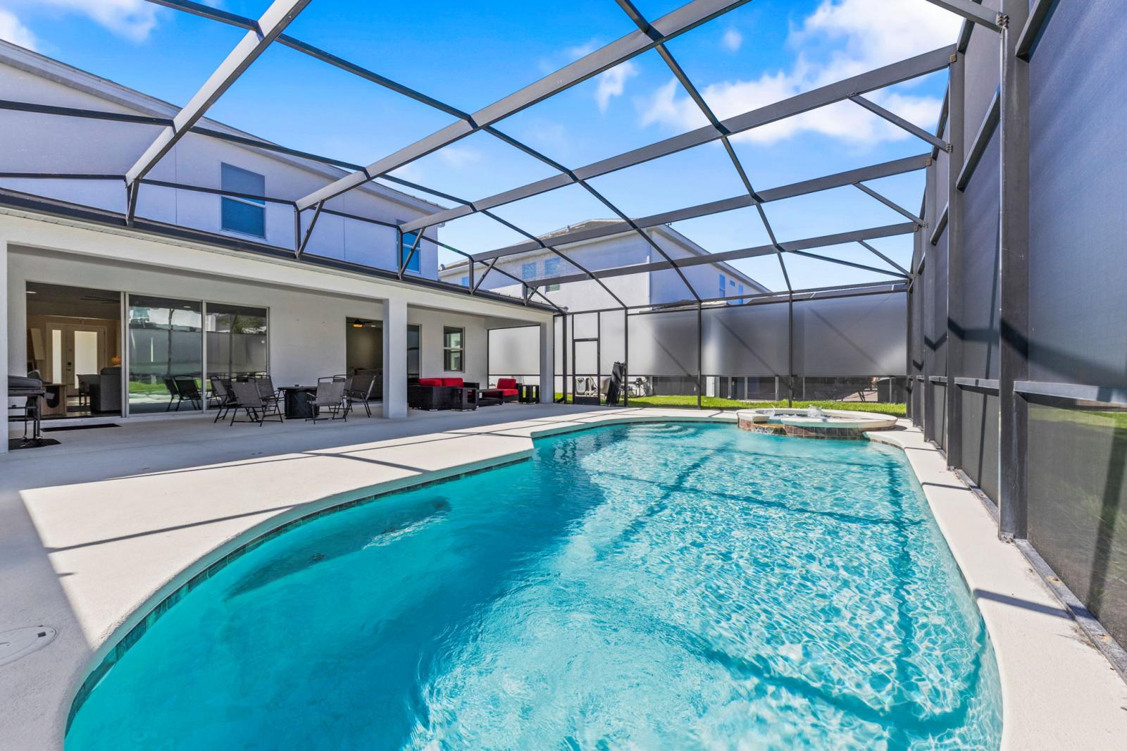 Private pool and spa