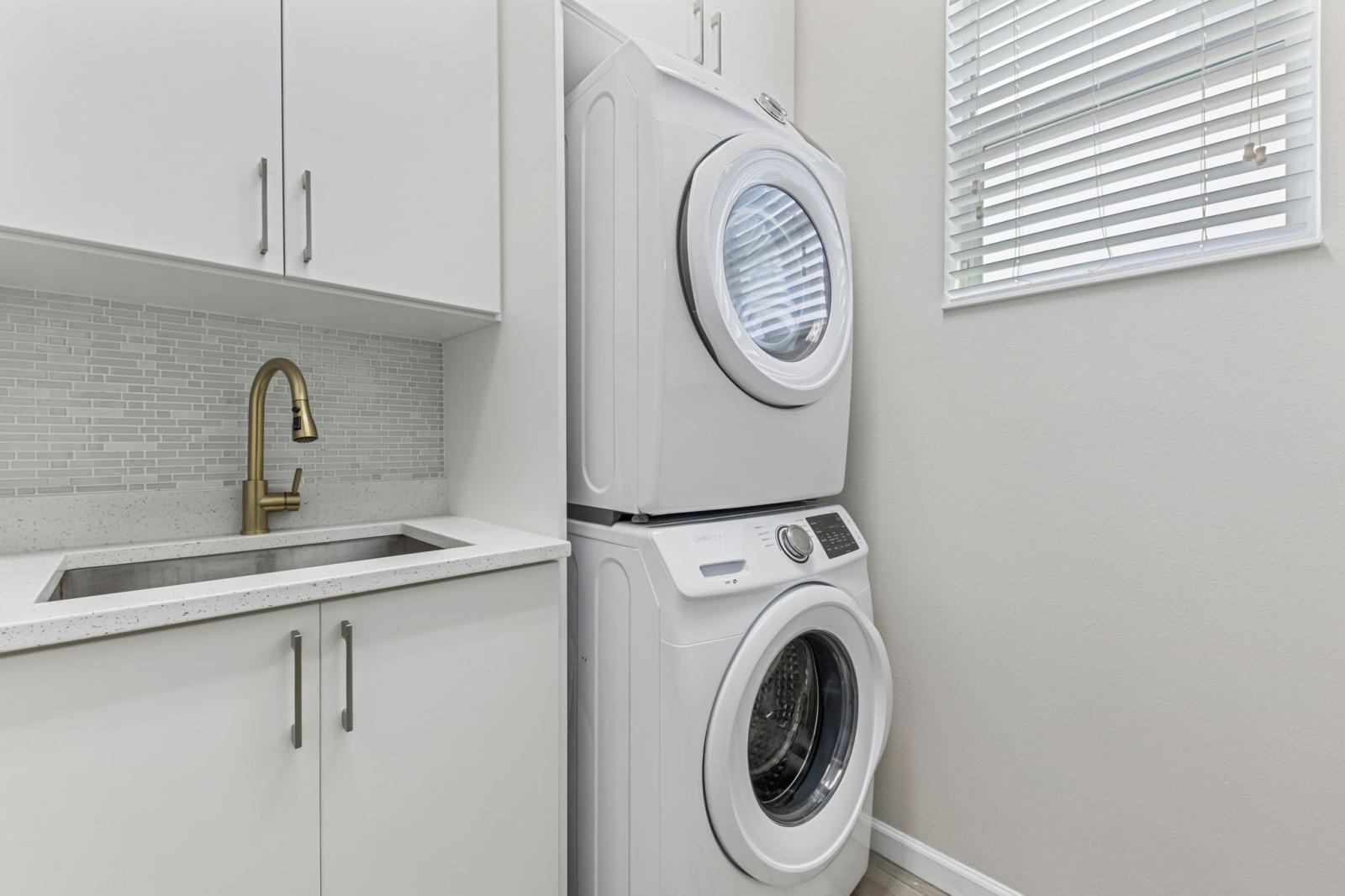 Free washer and dryer
