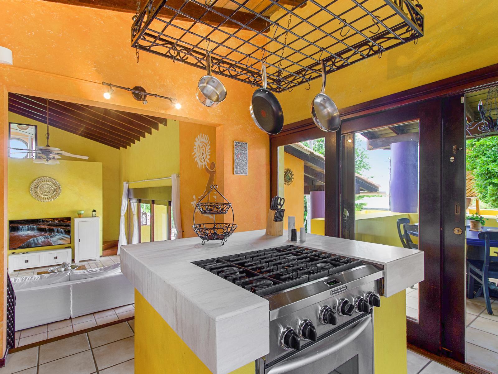 Newly remodeled kitchen with stainless steel appliances