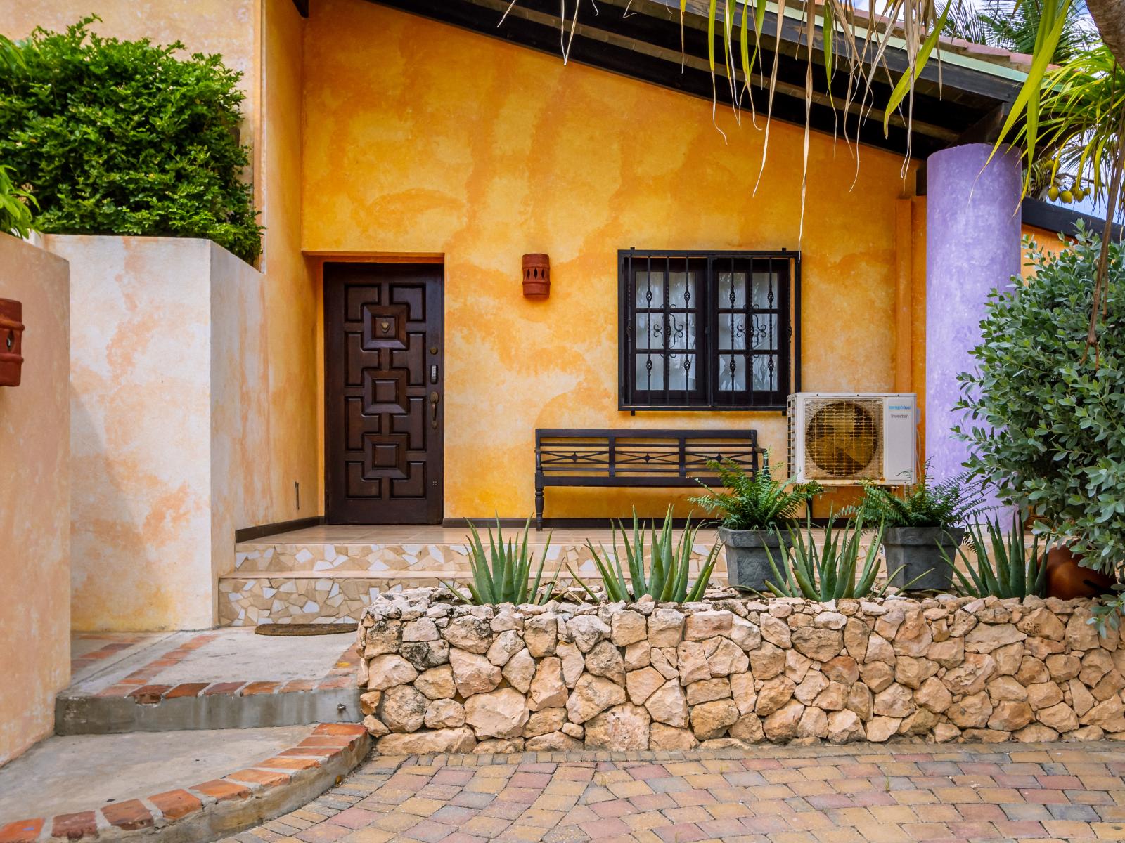 Front entrance to the home