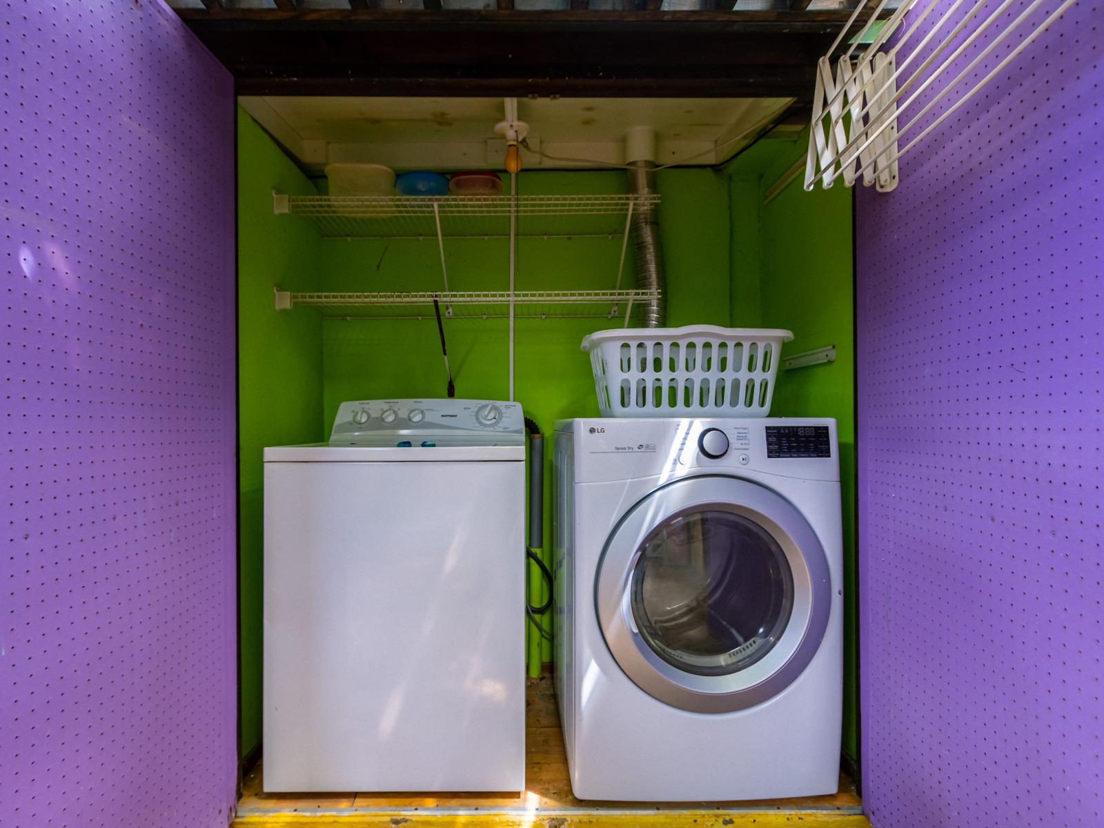 Keep your wardrobe fresh and clean with our convenient laundry facilities.