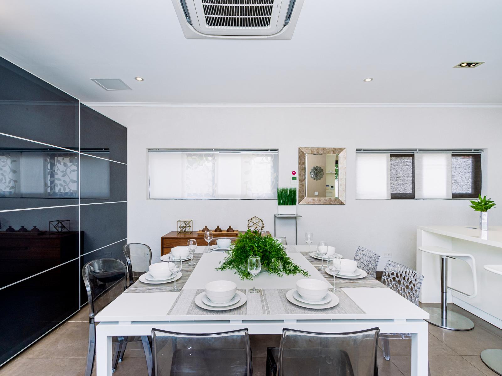 Dining area for families to enjoy meals together