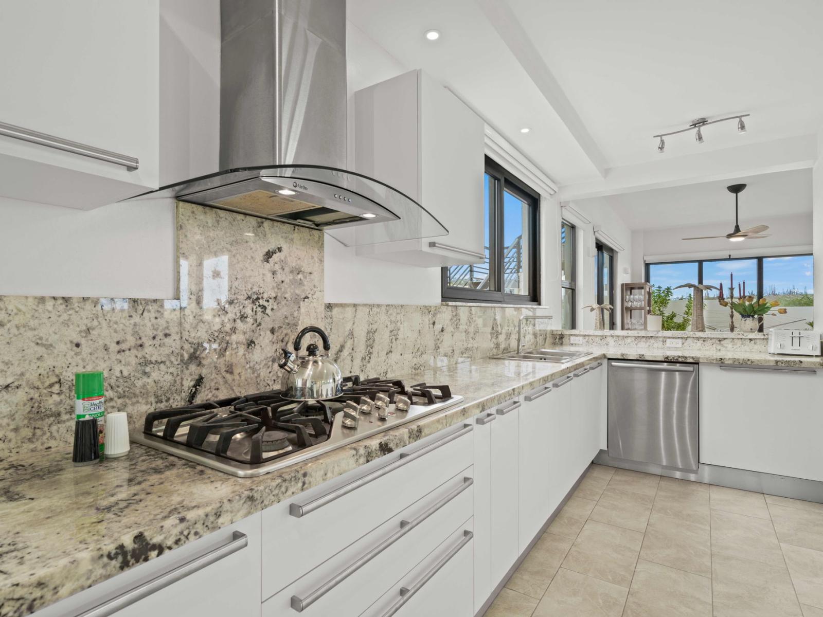 Luxurious Kitchen with stainless steel appliances