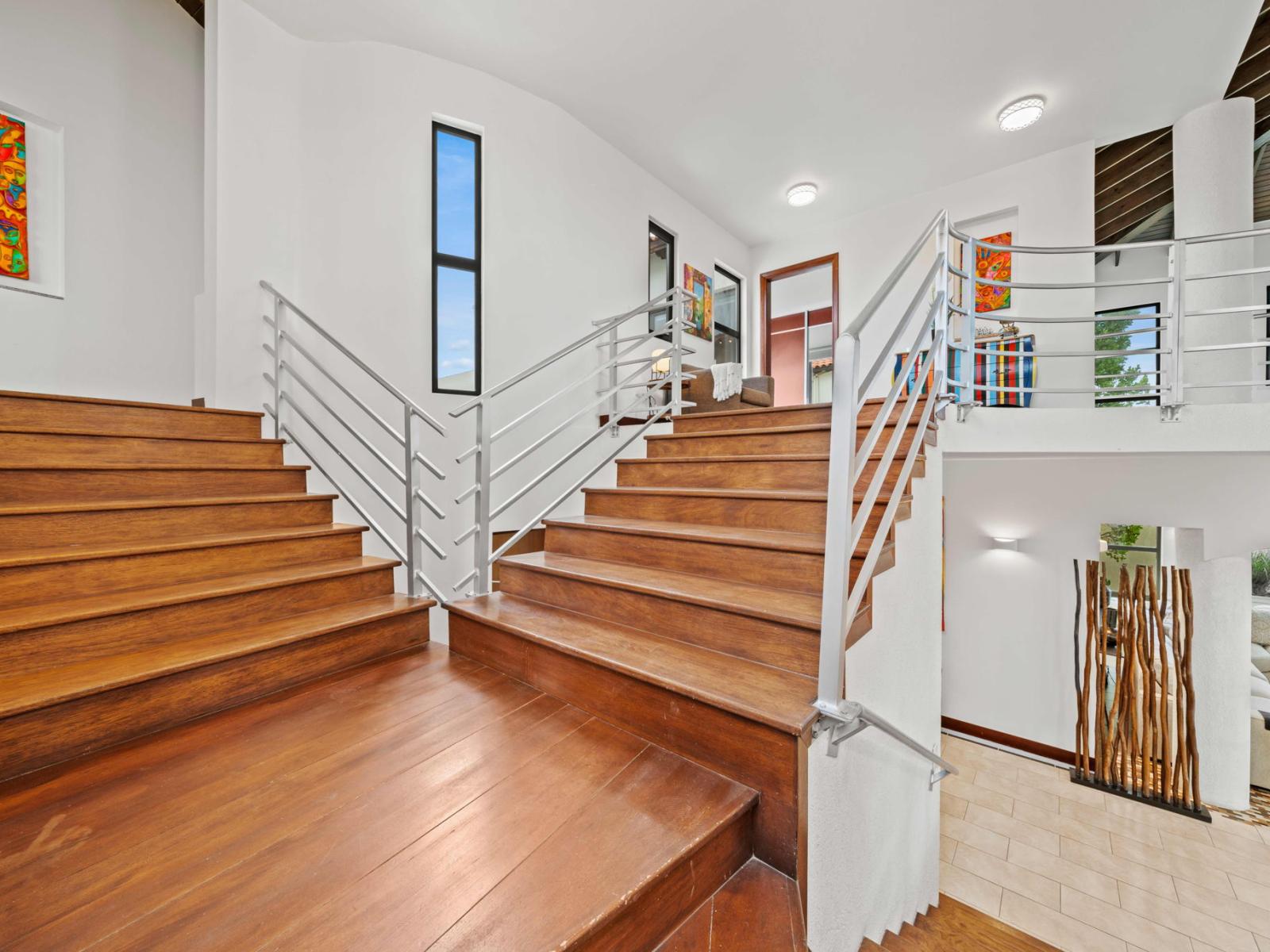 Stairs to the bedrooms