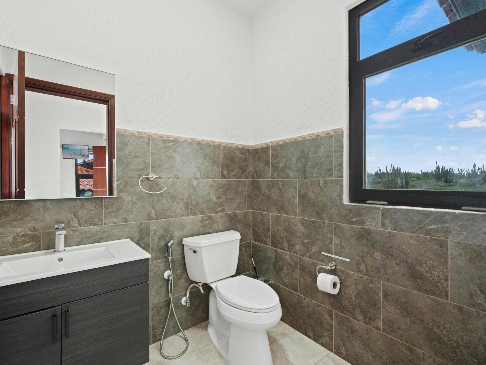 Bathroom 2 vanity and toilet