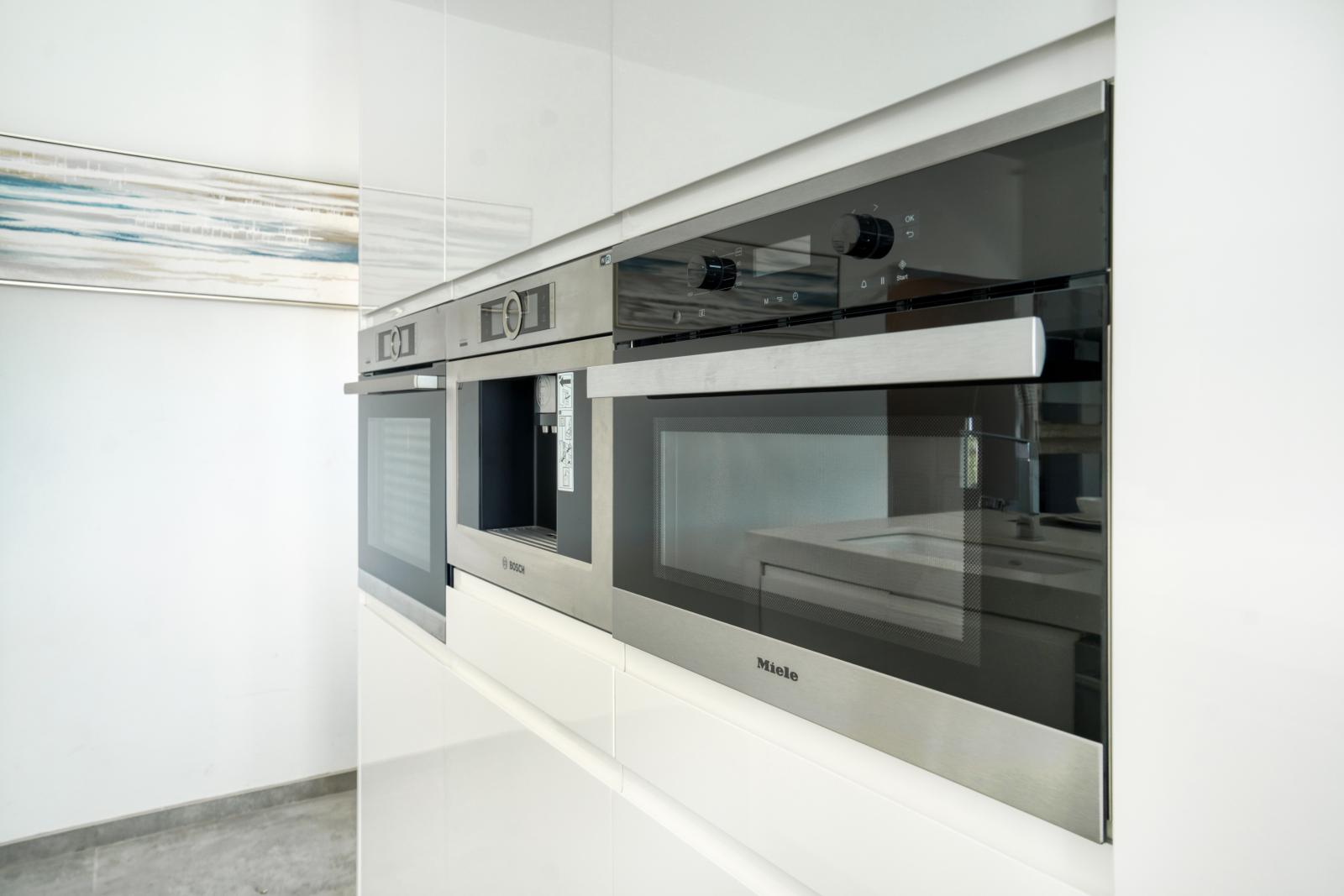 Prepare meals with ease using our sleek stainless steel appliances – blending style and functionality for a seamless cooking experience.