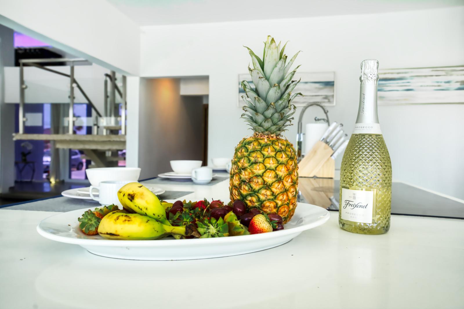 Kitchen is prepared for the making of any delicious meal