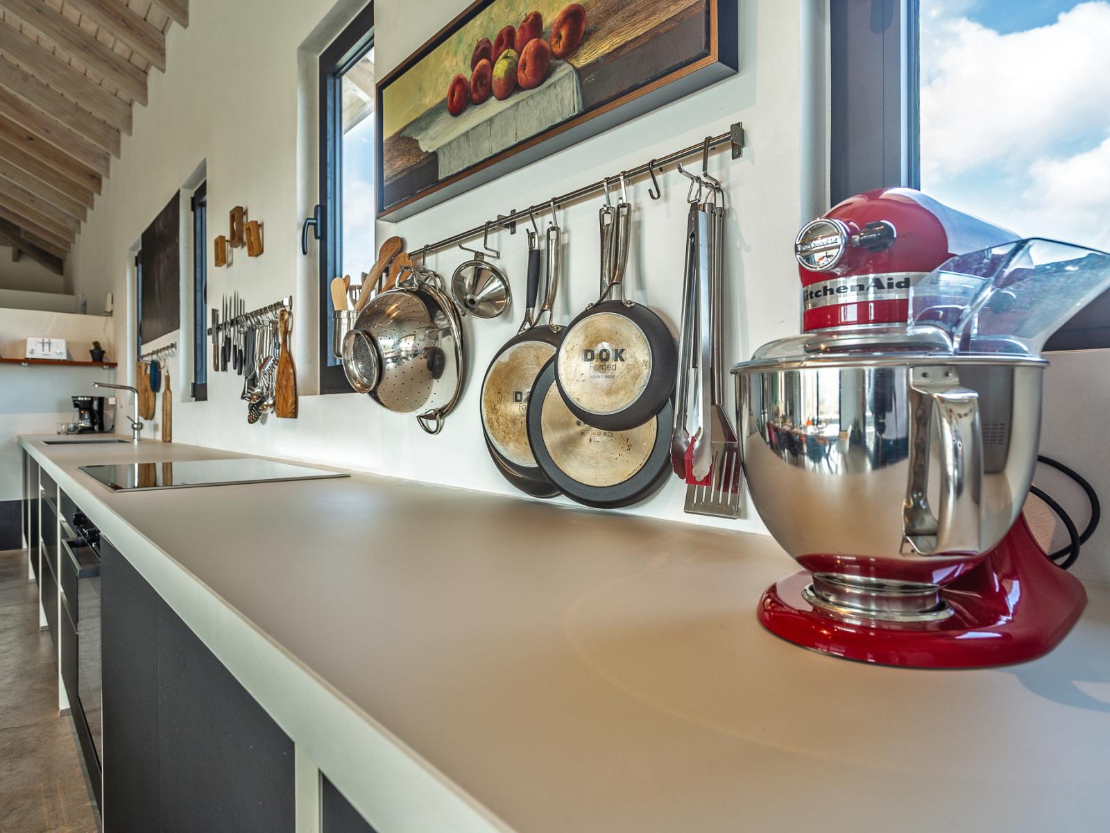 This kitchen has everything you need to make delicious meals with family