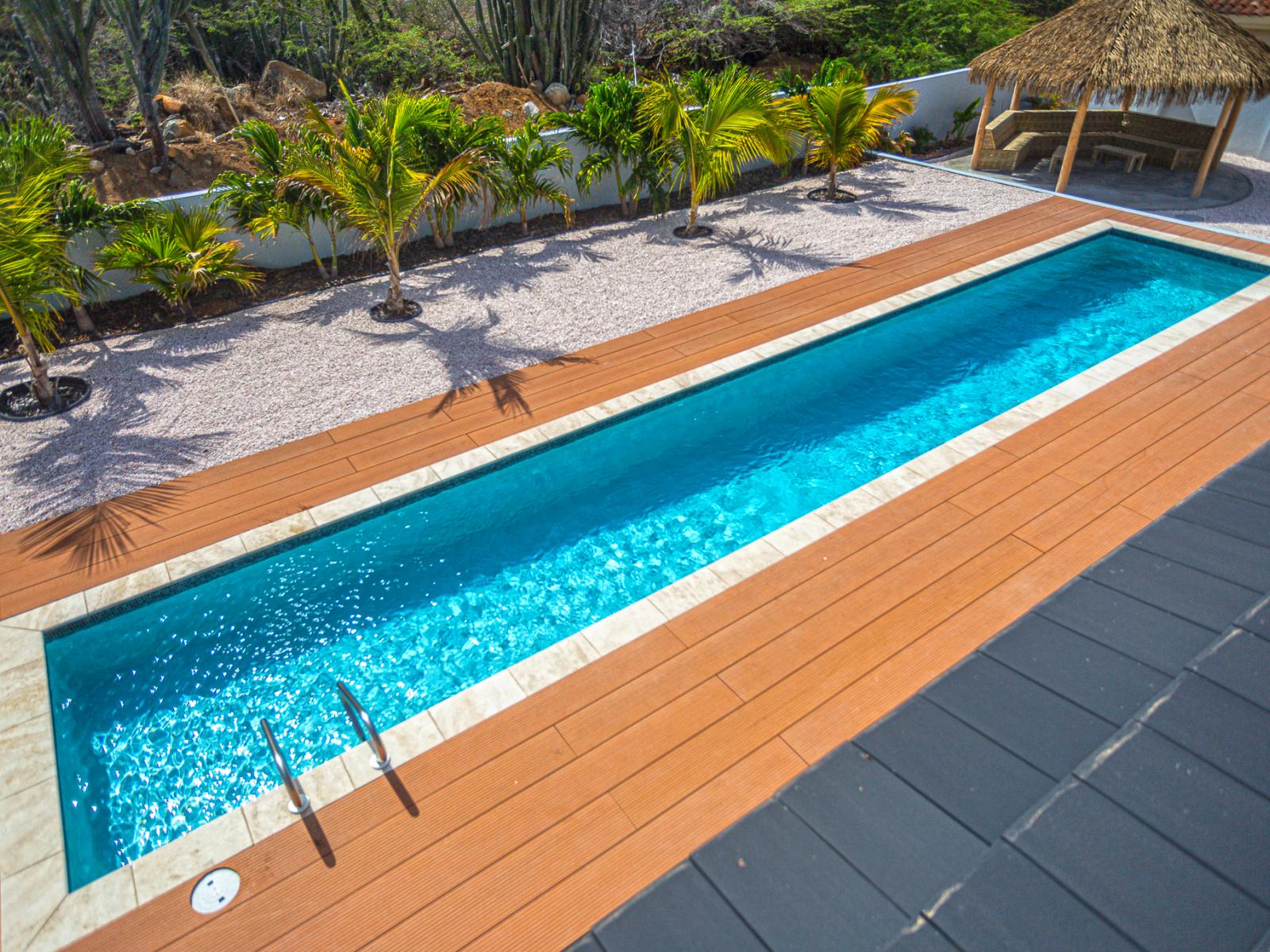 Take a dip in your luxurious lap pool