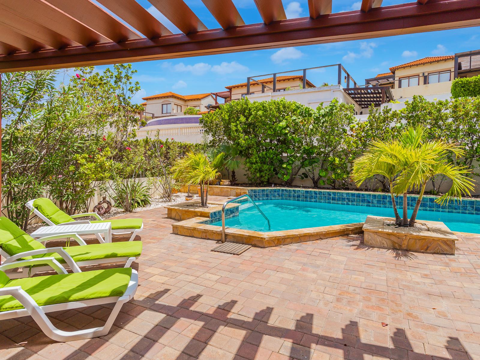 Step into our expansive backyard, the ultimate haven for leisure and relaxation. With ample space for lounging, dining, and soaking up the sun, it's the perfect setting for unforgettable days by the pool.