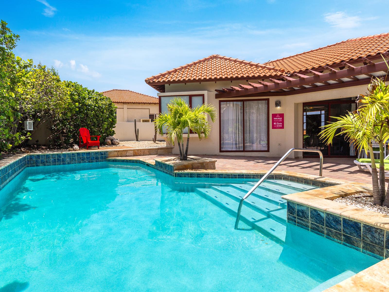 Dive into fun and refreshment at our sparkling pool, perfect for kids of all ages. With its inviting waters and shallow end, our pool offers a safe and enjoyable space for little ones to splash and play to their hearts' content.