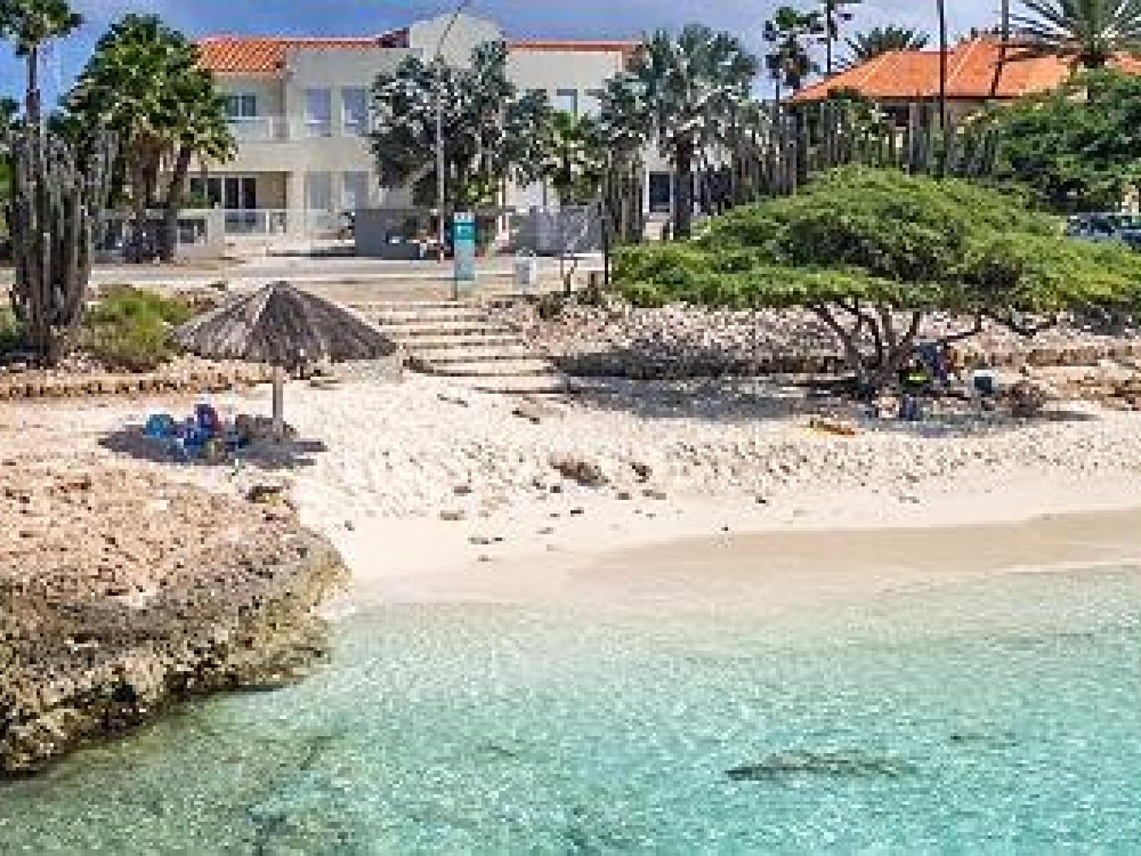 Step into paradise from the entrance of our villa, where the pristine sands of Boca Catalina beach lie just a stone's throw away, inviting you to immerse yourself in the beauty of the Caribbean.