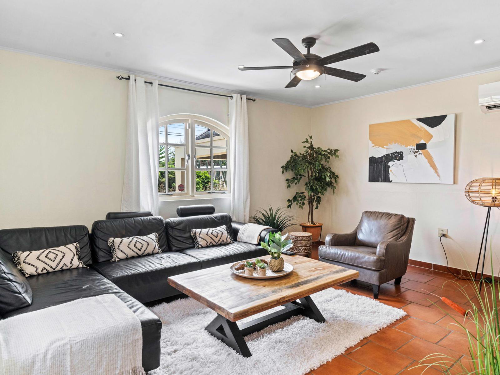 Cozy Living Room with comfortable couch