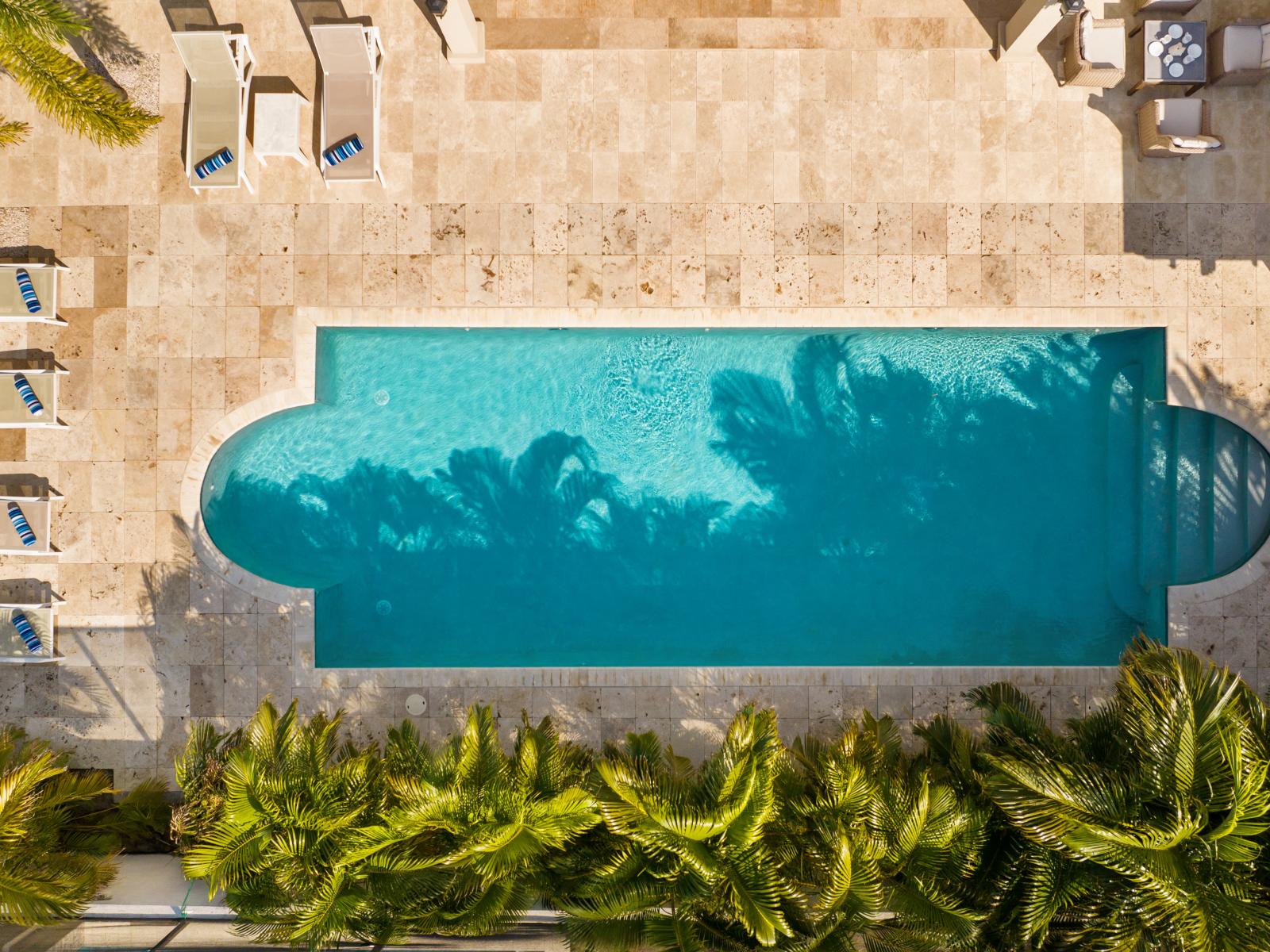 Refreshing pool, perfect for a cool dip.