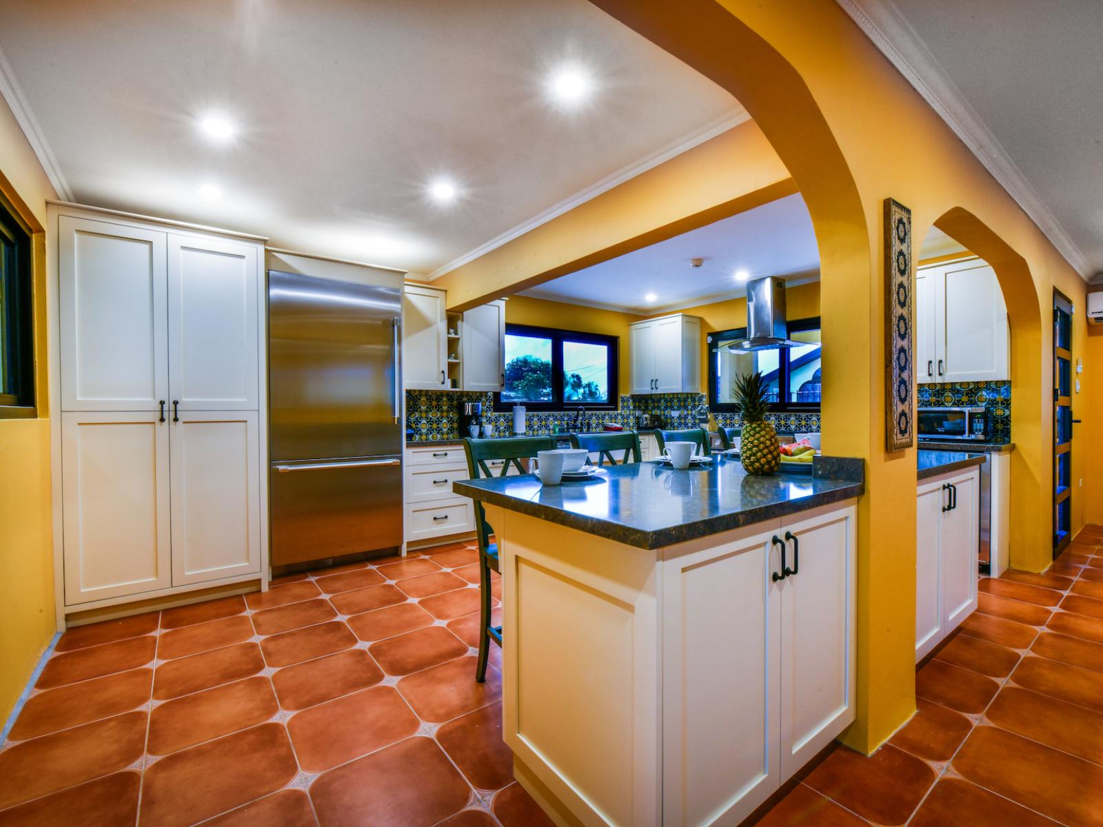 Bright, airy, and inviting: our open concept kitchen is the heart of the home.