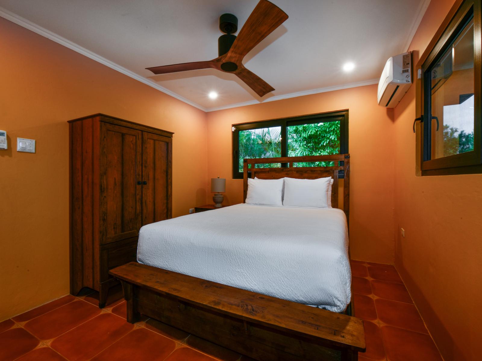 Sleep soundly in our comfortable fourth bedroom, designed with your comfort in mind.