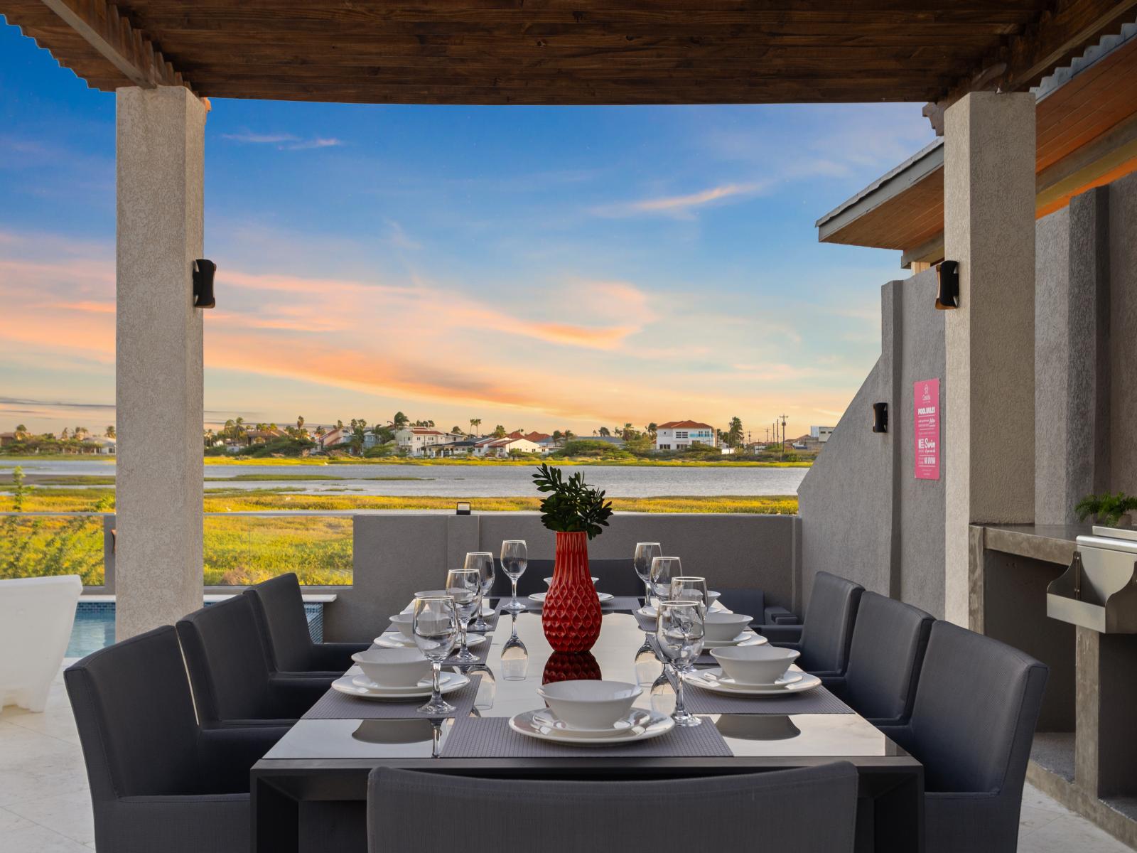 Picture yourself dining with a breathtaking view as your backdrop. Indulge in unforgettable moments, where every meal is paired with the splendor of nature's beauty.