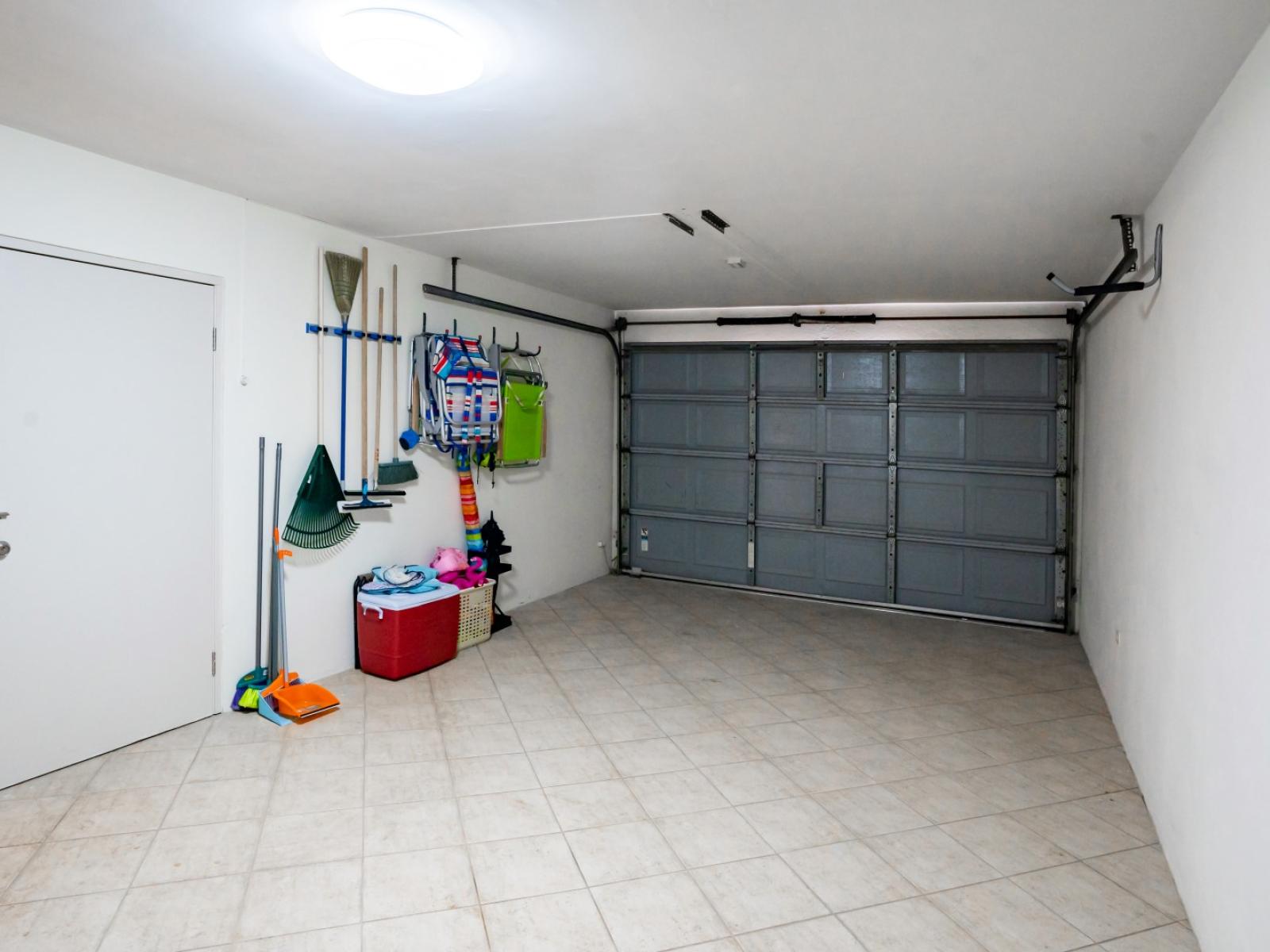 Protect your wheels in our sleek garage. With ample space and security features, it's the perfect spot to store your car and gear, whether you're heading out on adventures or simply enjoying the comfort of home.