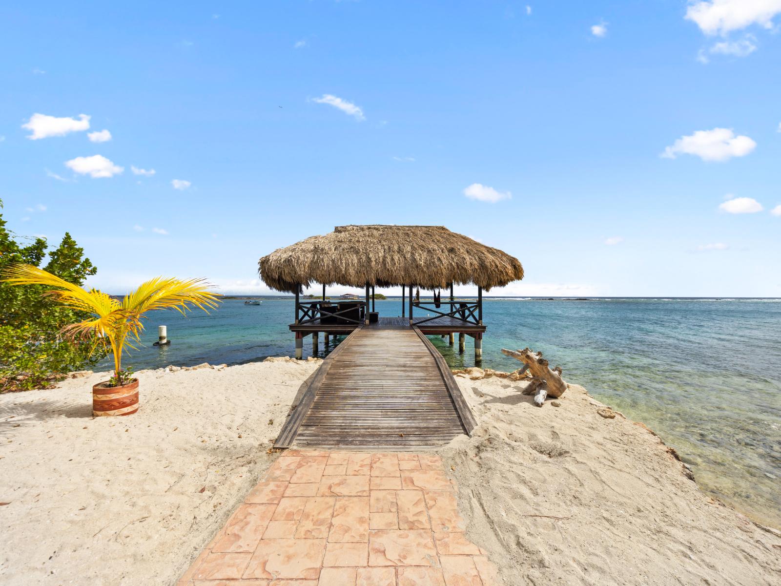 Escape to serenity on our private pier, where waves and vistas invite you to unwind.