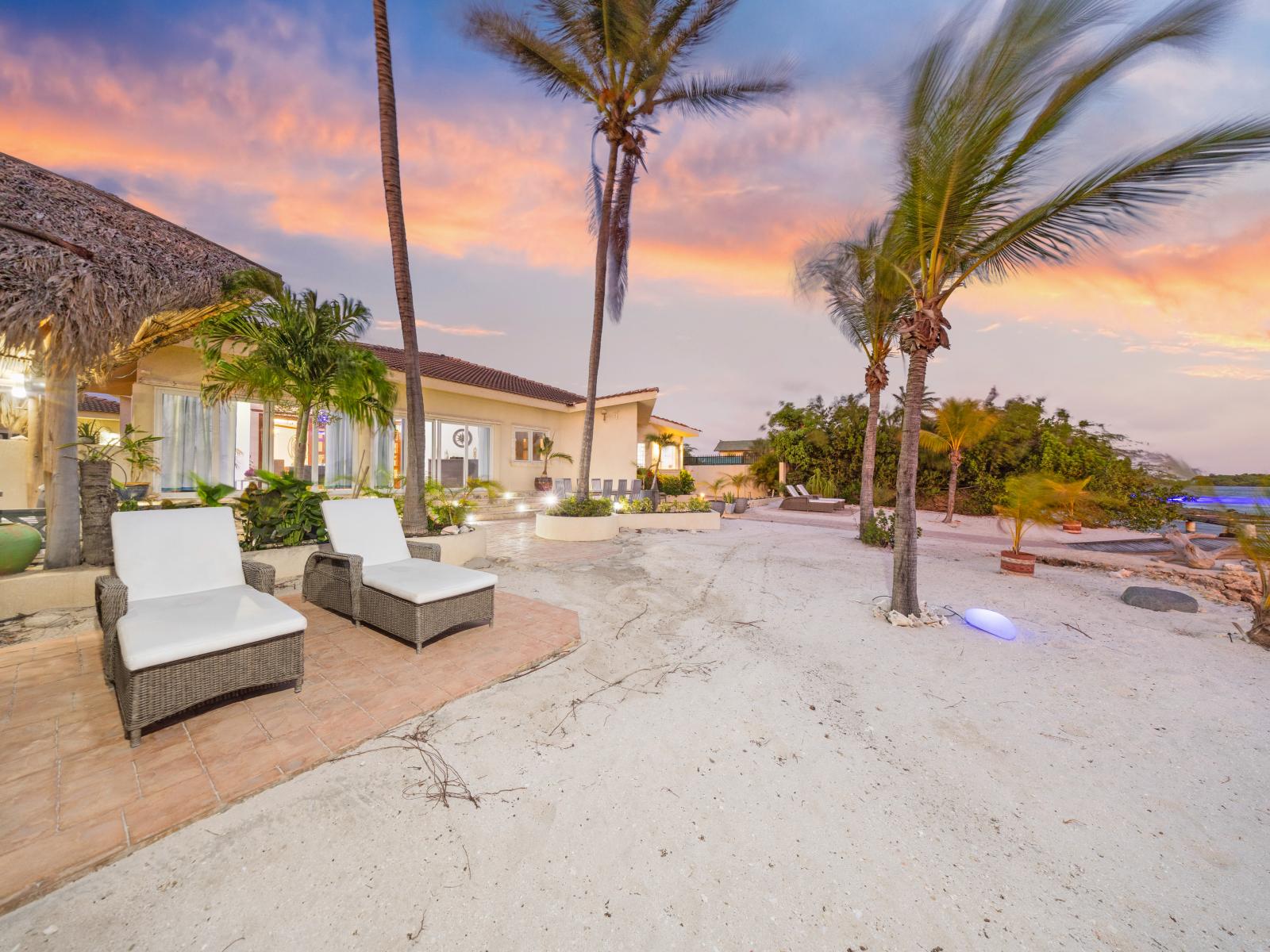 Escape to our oceanfront villa, where the soothing sounds of waves meet the ultimate luxury. Experience the serenity of beachside living and breathtaking views, promising an unforgettable retreat in the heart of Aruba's coastal beauty.